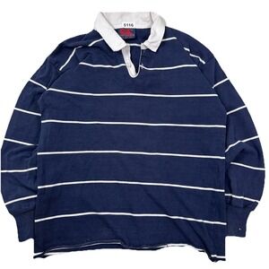 VTG Canterbury Rugby Shirt Men Fits Small 70s 80s New Zealand Blue Striped Tag M